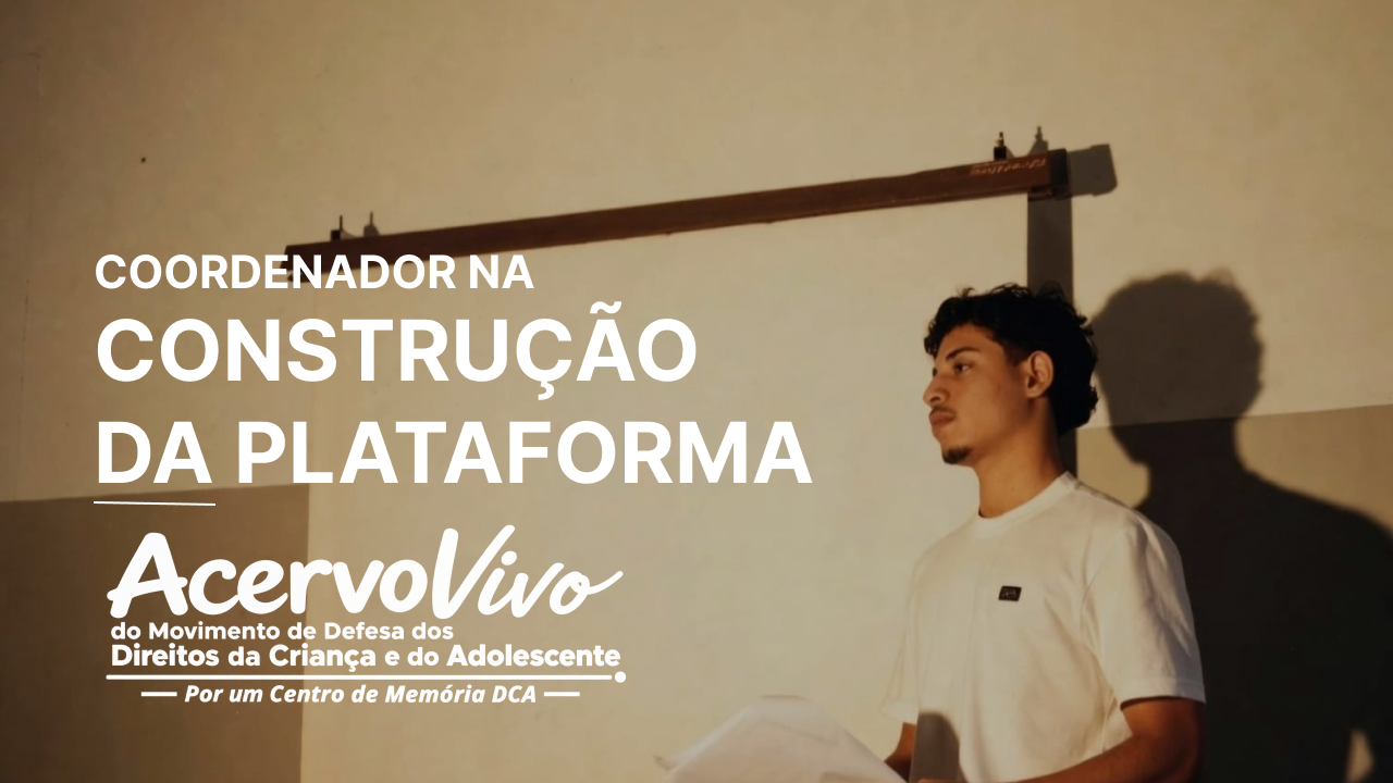 Eduardo Silva como coordenador na constru&ccedil;&atilde;o da plataforma Acervo Vivo